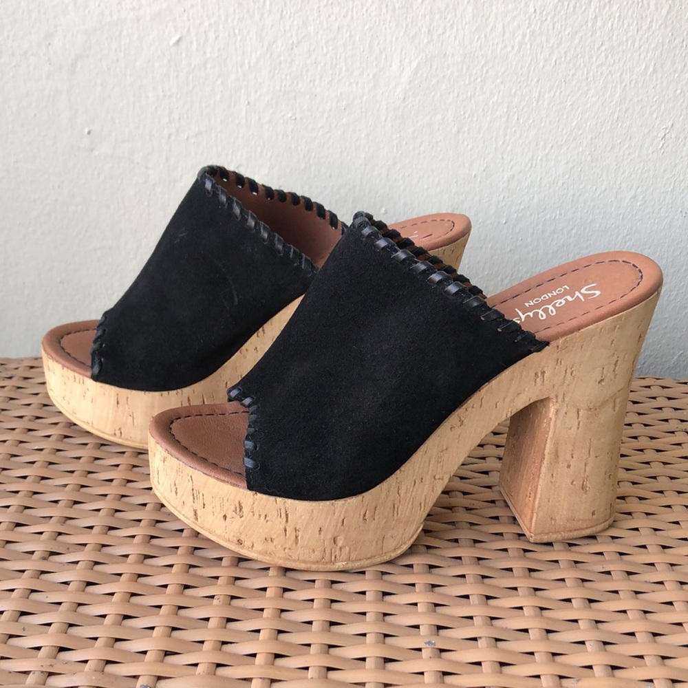 Shellys London 'Mercy' Platform Sandal- Black